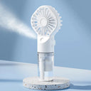 USB Humidifier Fan - Rechargeable Cooling Mist