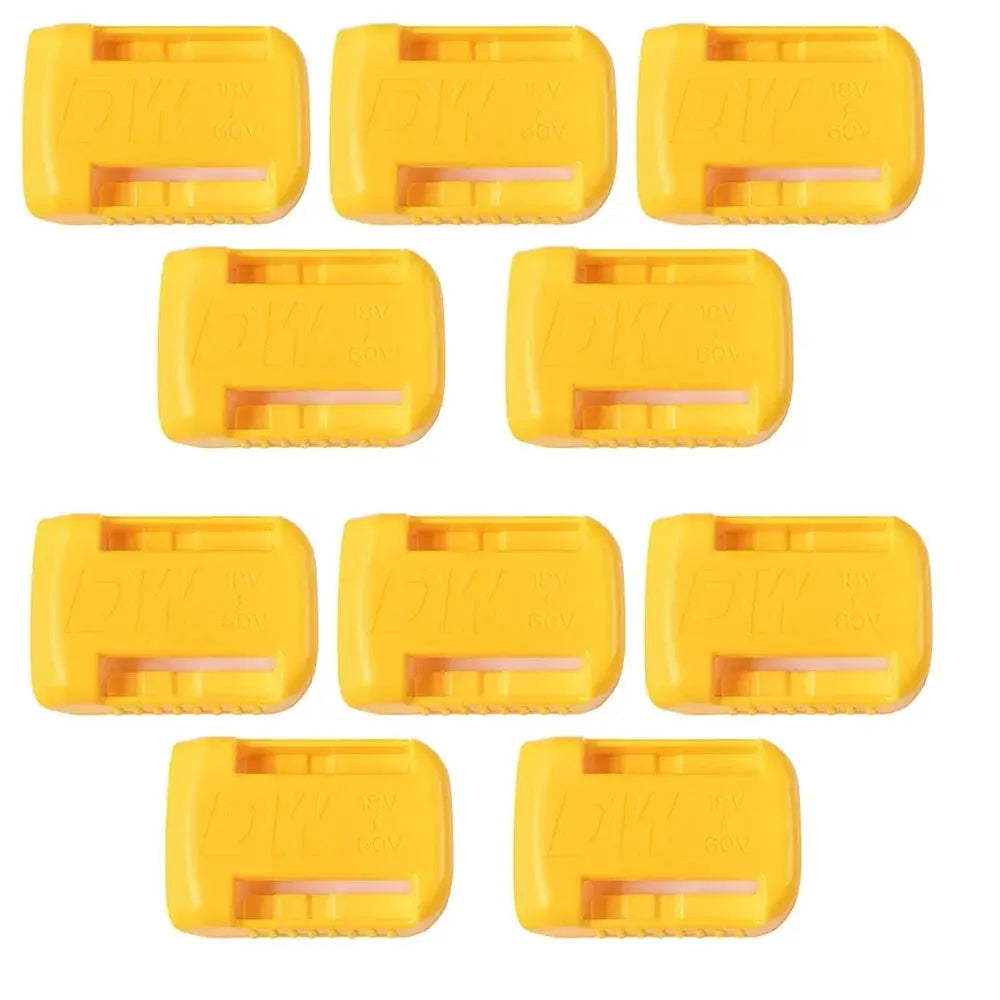 2 5 10Pcs Battery Holder for 18V 20V 60V Yellow Storage