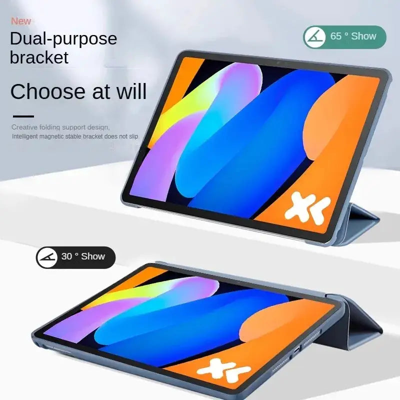 For Lenovo Xiaoxin Pad 11 2025 Case 11 inch TB335FC Magnetic Trifold Stand PU Leaher Silicone Soft Back Tablet Cover Funda Coque