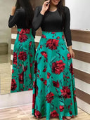 Breezy Floral Swing Dress for Women