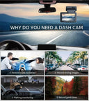 4K Dash Cam for Commuters Sharp Definition Clarity