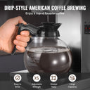 Commercial Drip Coffee Maker, Cups Coffee-Maker Machine with Glass