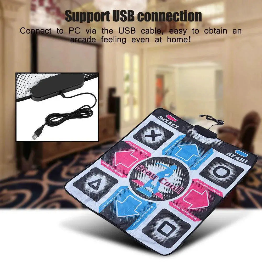 USB Wired Dance Mats Non Slip Dancing Pad for Fitness