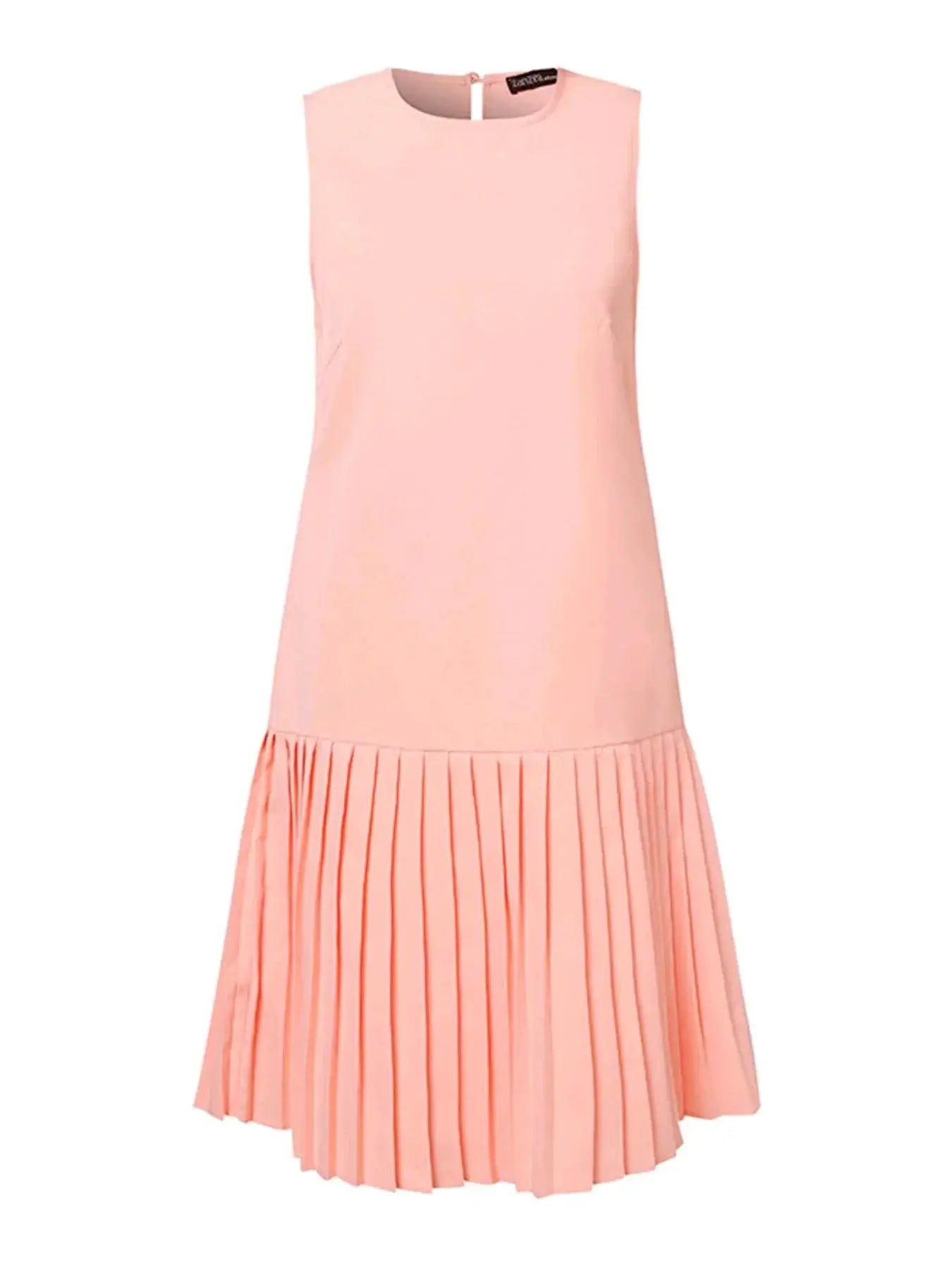 ZANZEA Pleated Sundress Women Elegant Summer Fashion