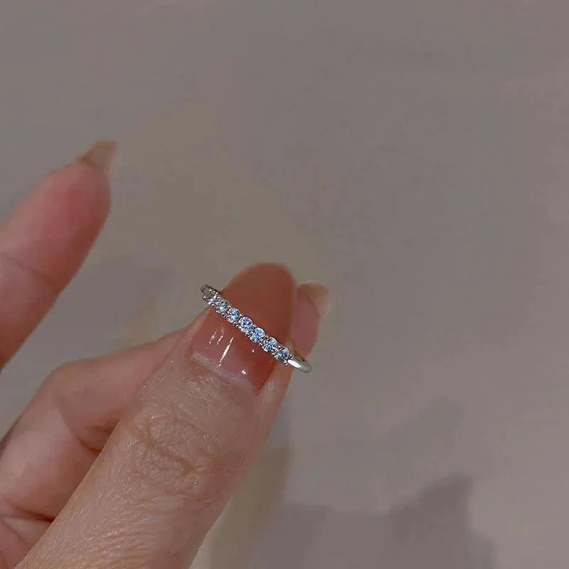 Mood Tracking Ring for Couples Zircon — product view 9