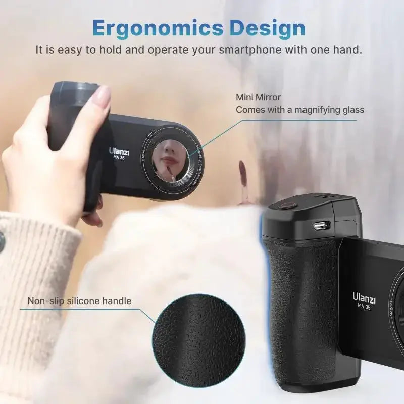 Ulanzi MA35 Selfie Booster Handle Grip Bluetooth Stabilizer
