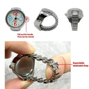 Vintage Finger Watch Ring Elegant Timepiece with Punk Flair