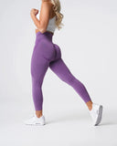 Contour Leggings for Women Seamless Butt Lift Curves Design Pink C6206