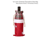 Wine Bottle Covers for Christmas Decor