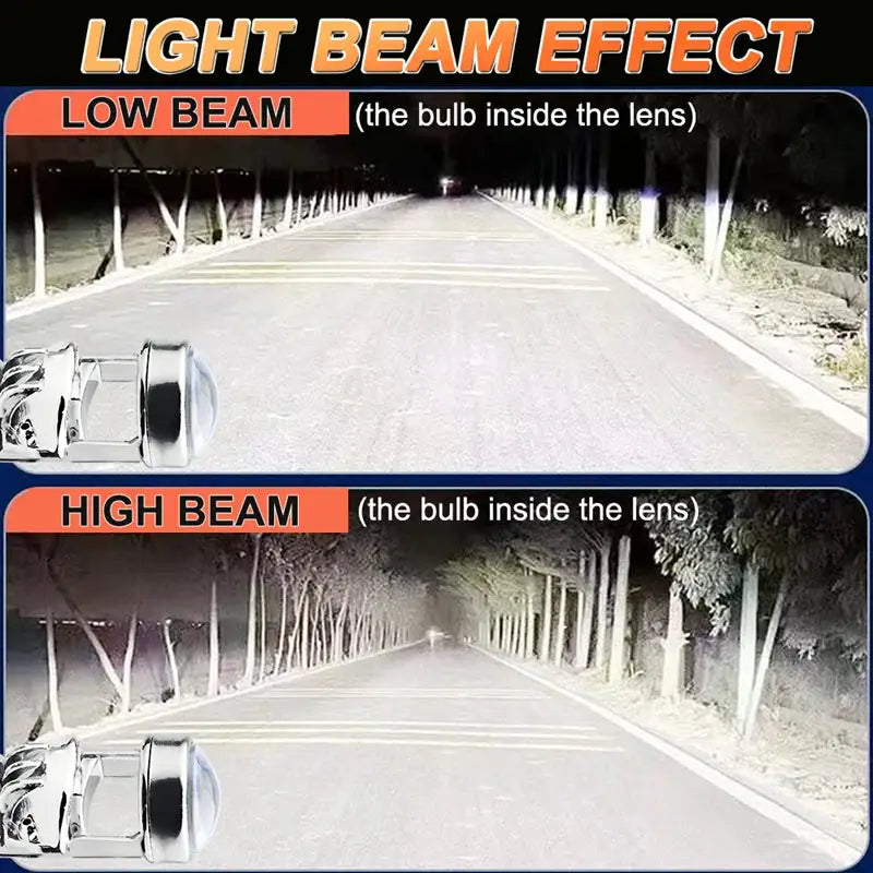 2PCS H7 LED Projector Lens Headlight H7 Car Bulb 6000K 30W/60W Canbus Turbo High Power Mini Auto/Moto Lamp Fog Light