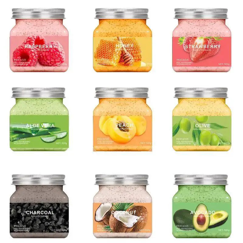 Body Scrub Moisturize And Exfoliate Gift Set For Soft Skin