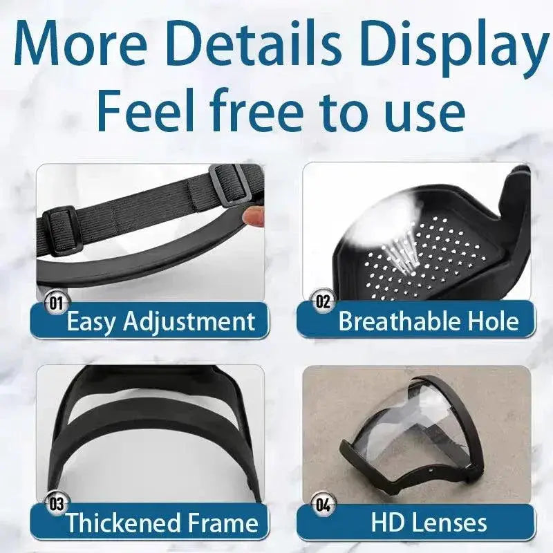 Clear Protective Face Shield For Multi Purpose Protection