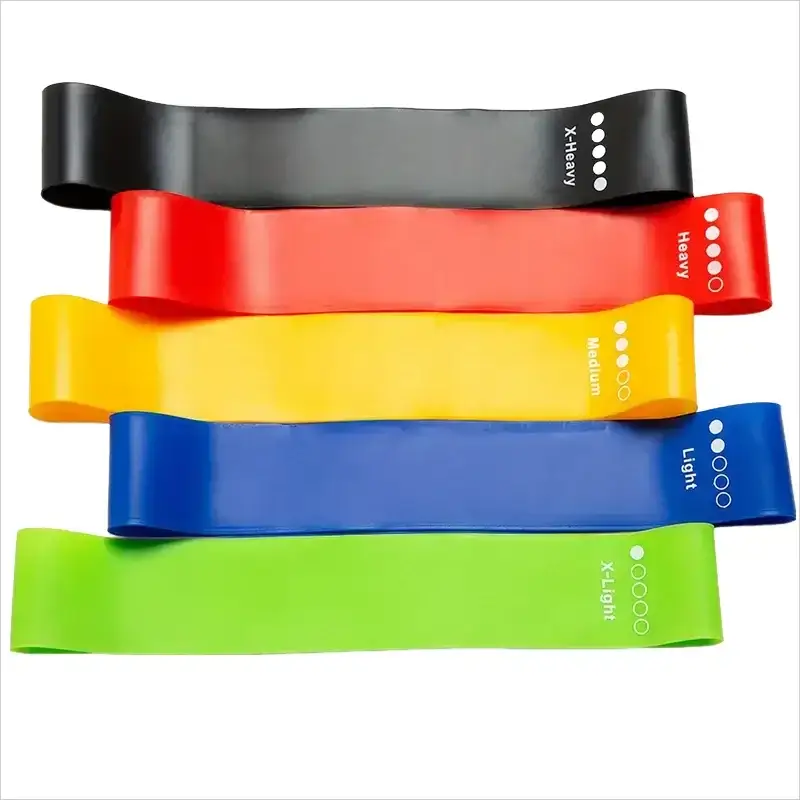 7 Piece TPE Resistance Bands Set For Strength Training