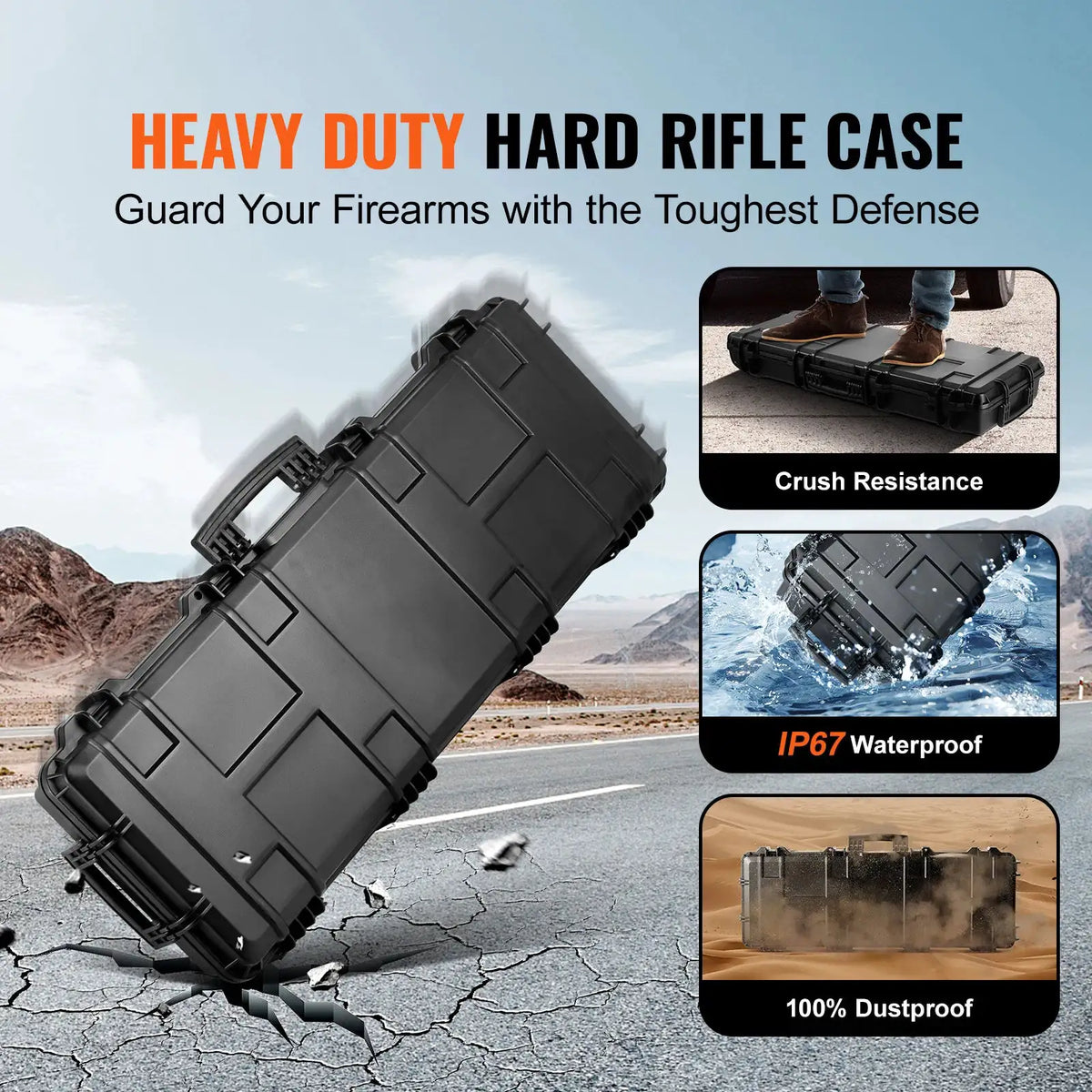 SucceBuy Waterproof Rifle Case — product view 5