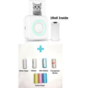 HD Mini Portable Thermal Printer Bluetooth For iOS Android 57mm Label Cute Cat
