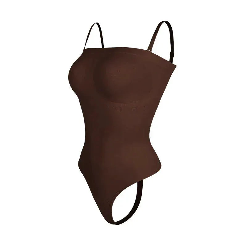 Off Shoulder Tummy Control Bodysuit Shapewear Corset