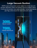 Robot Window Vacuum Cleaner ABIR WD8 With APP Control