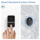 Wireless Doorbell With WiFi HD Camera Night Vision Intercom For Safer Smart Home
