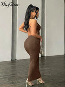 Bodycon Dress for Women Backless Style