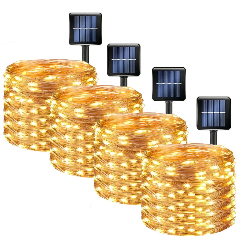 Waterproof Solar Fairy String Lights