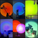 USB LED Sunset Lamp Night Light Projector for Decor Magic