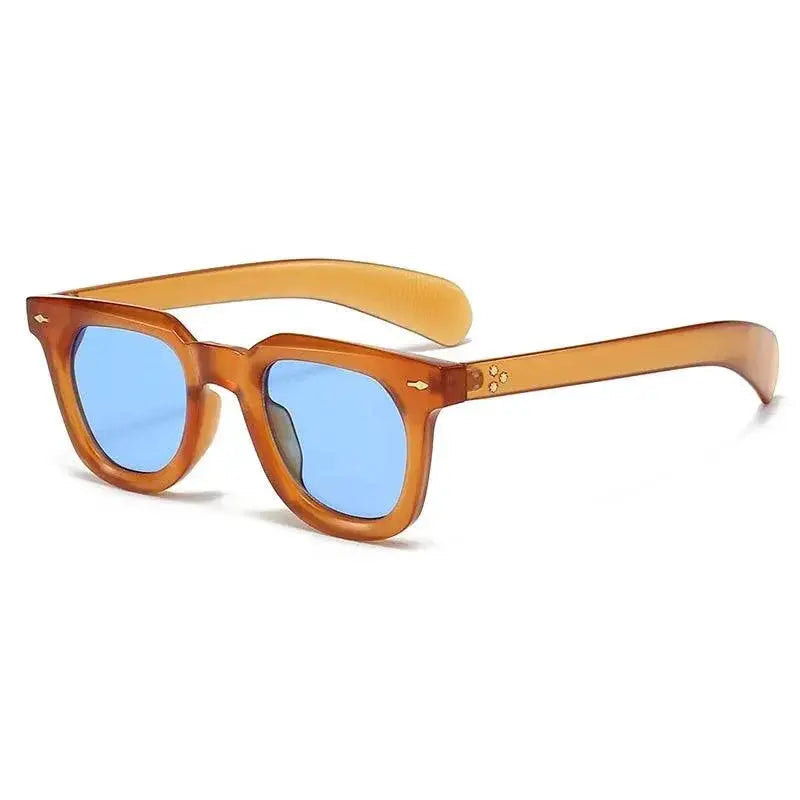 UV400 Vintage Square Sunglasses for Men and Women Unisex