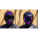 Crown Racing F-700 Full Face Motorcycle Helmet for Adults, DOT FMVSS 218 Certified Street Bike Helmet with Tinted Shield, Clear Replacement Visor and Removable Liner,Size M-XL