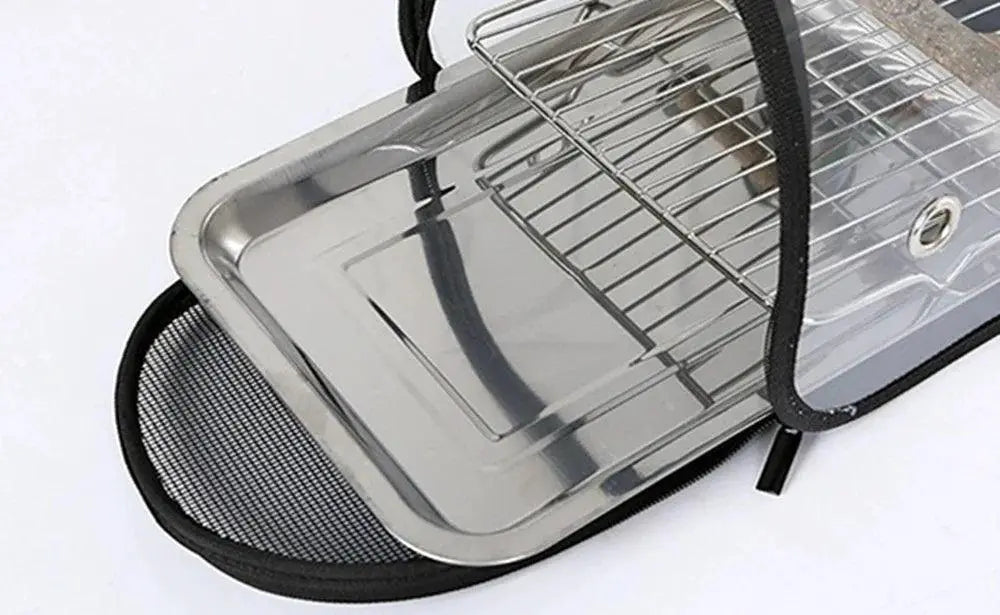 FeatherTrail Parrot Carrier Bag With Perch Portable Backpack