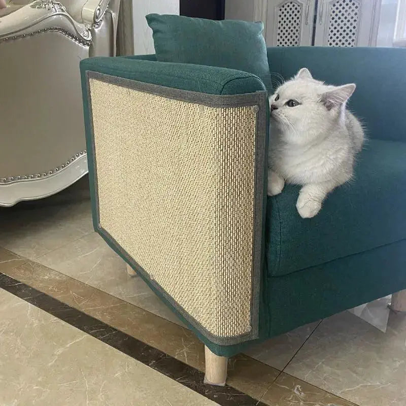 Bamboo Cat Scratcher Sofa Mats Furniture Protector Tree Toy
