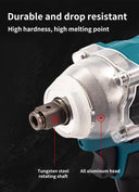 Cordless Electric Impact Wrench Brushless Electric Wrench Power Tool For Makita 21V Battery