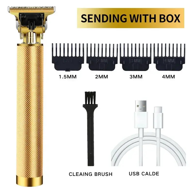 USB Electric Hair Clippers Rechargeable Shaver Trimmer