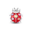 Sterling Silver Bright Red Charm