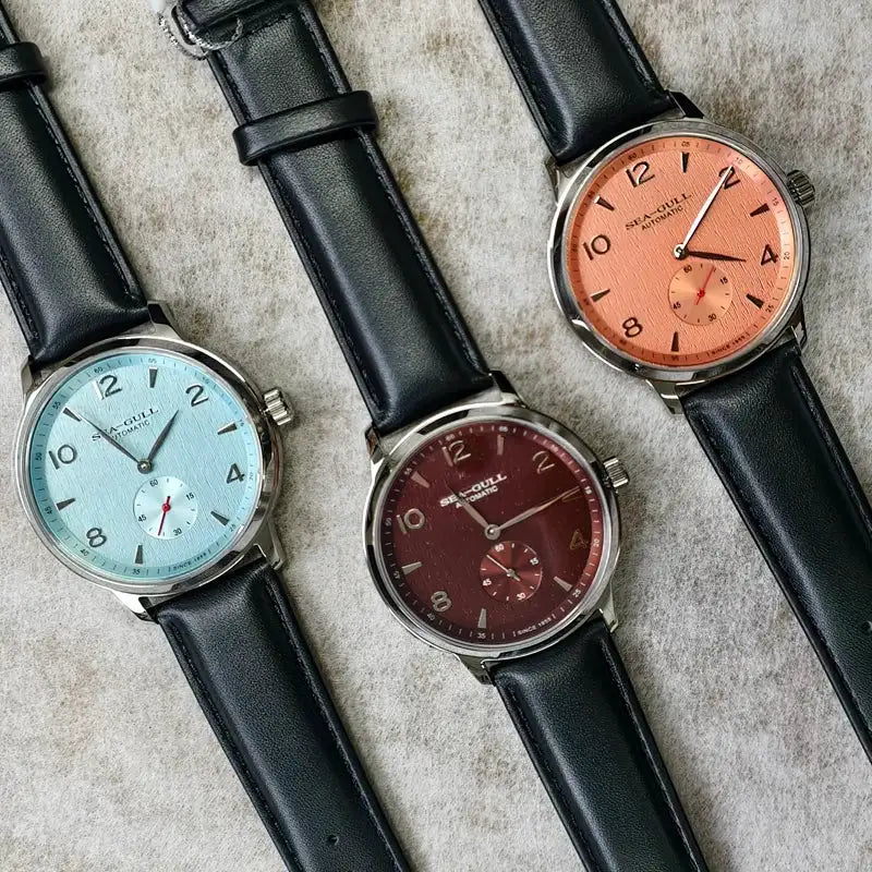 Seagull Men Automatic Leather Watch — product image 5