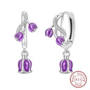 Sterling Silver Bee Butterfly Pink