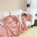 Soft Rabbit Plush Sofa Blanket for Home