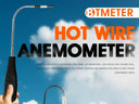 HoldPeak Hot Wire Anemometer Wind Speed Air Volume CFM/CMM Type-C