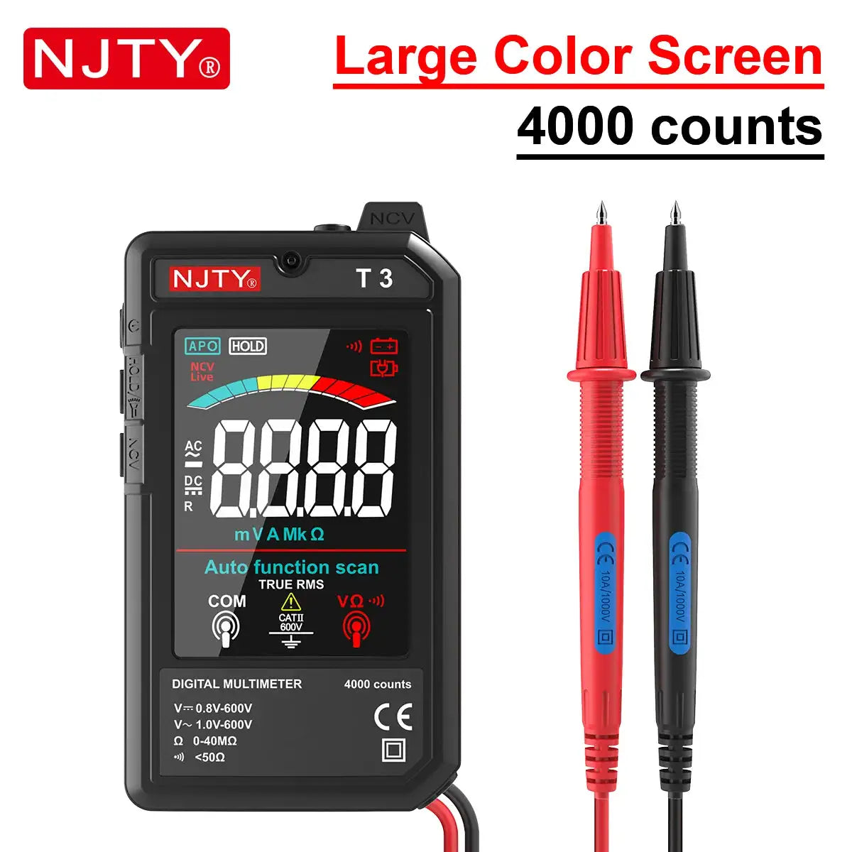 Portable Handheld Digital Multimeter -  product image