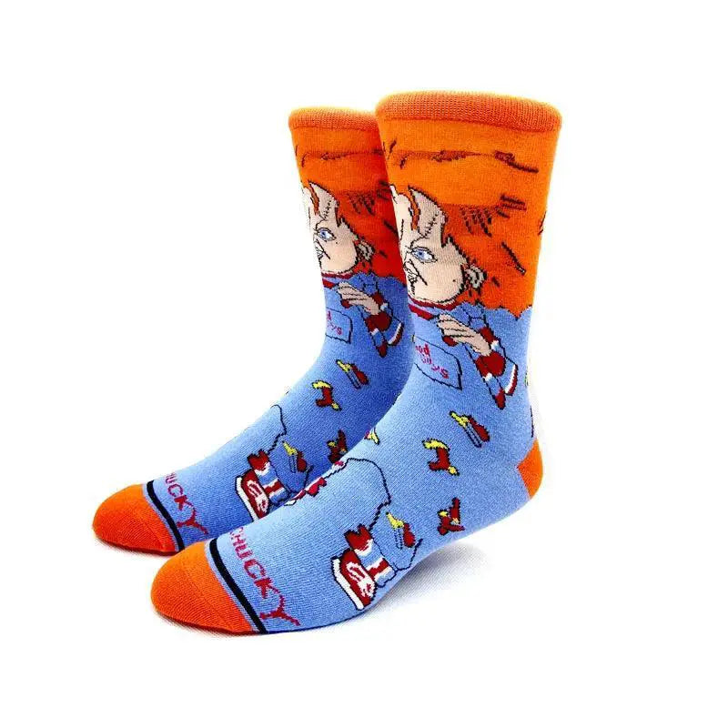 Couples Anime Knee High Socks Hip Hop Harajuku Lum Design