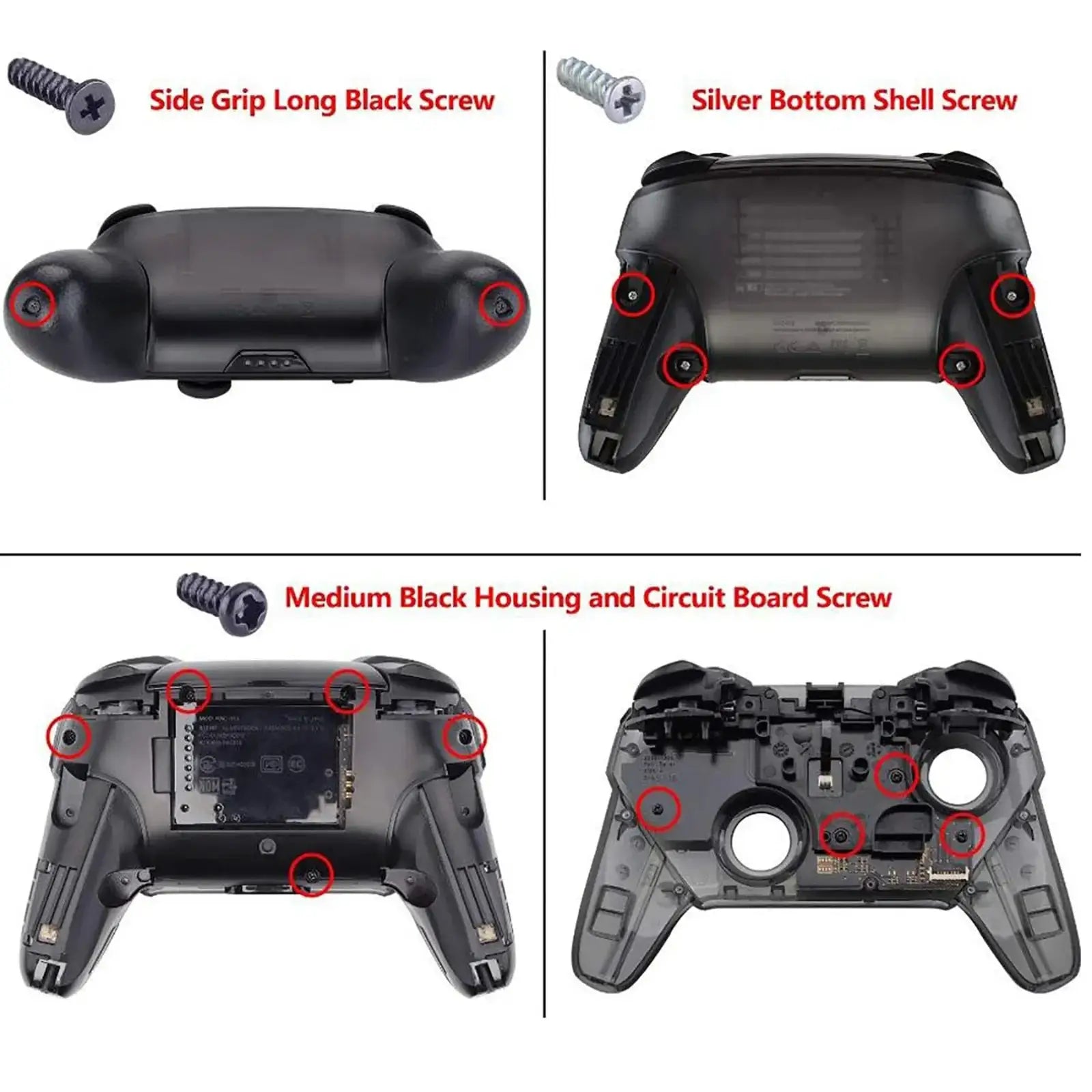 eXtremeRate Octagonal Gated Sticks DIY Grip Shell for Switch