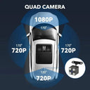 Dash Cam for Drivers Night Vision 1080P