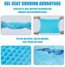 Cooling Gel Seat Cushion for Car and Office Comfort