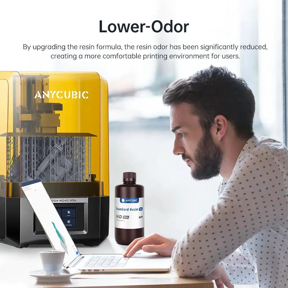 3kg ANYCUBIC 405nm UV Standard Resin V2 For Photon 3D Printer Mono X Printing Material LCD UV Sensitive Resin Printing Material