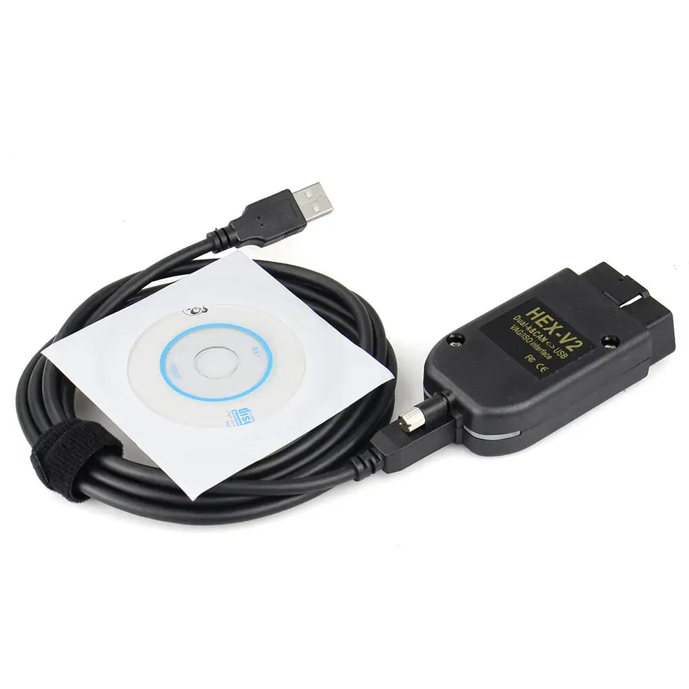 2026 Newest OBD2 Diagnostic VAG Scanner Tool Cable HEX V2 Wesheu VCDS 26.3 VCDS VAG COM 24.7 For Audi SKODA VW
