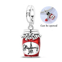 Sterling Silver Charm Beads Bracelet