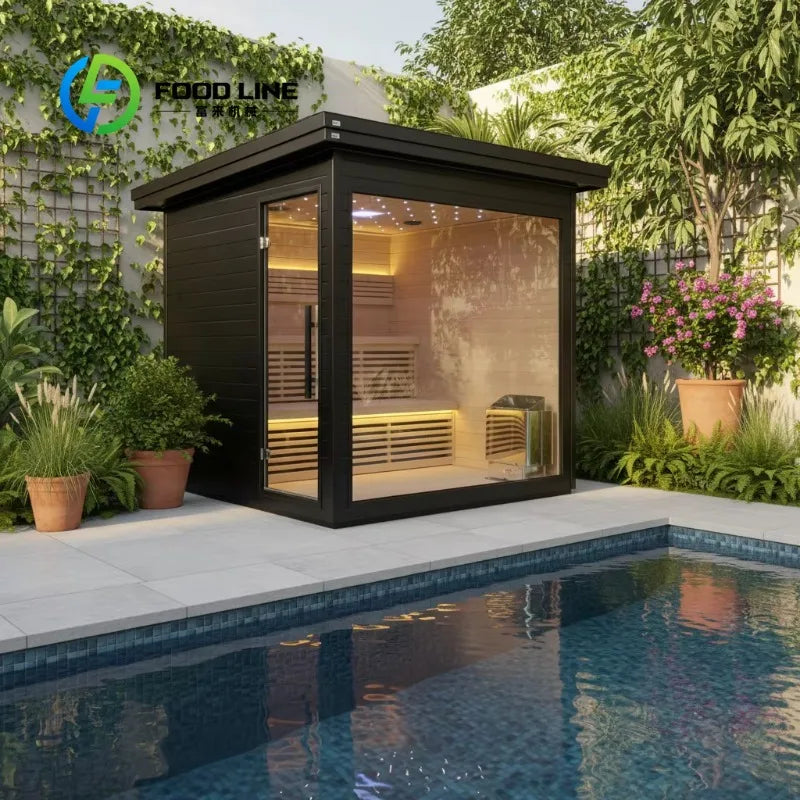 Cedar Outdoor Sauna Room
