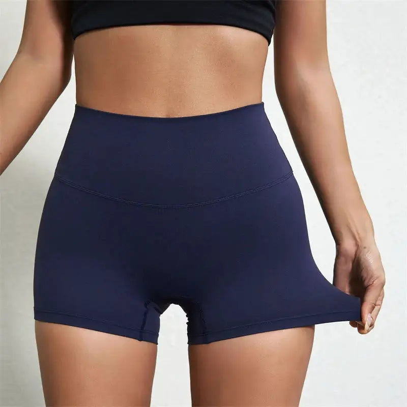 High Waist Yoga Shorts Gym Sports Shorts Women Plus Size Tight Short Leggings Stretchy Comfortable Running Cycling Sportswear