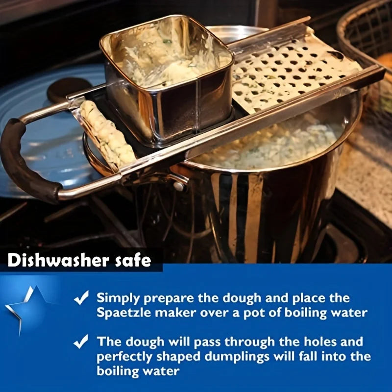Stainless Steel Spaetzle Maker Premium Grade Traditional German — product view 8