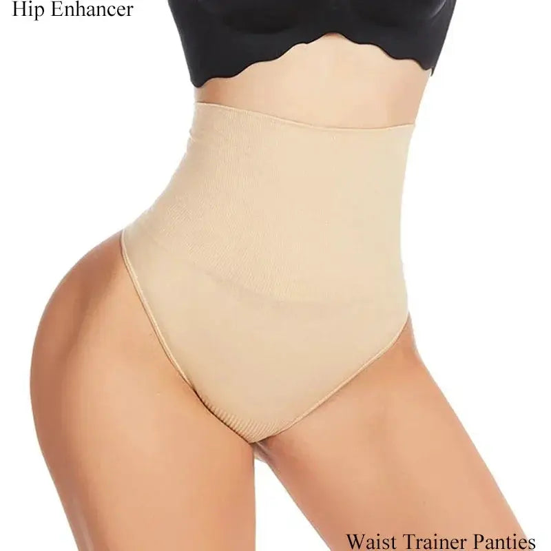 High Waist Thong Shaper for Tummy Control and Butt Lift