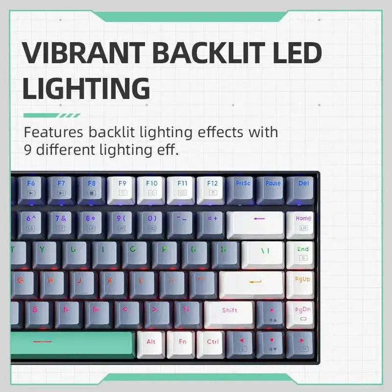 Machenike TKL Mechanical Keyboard 84 Keys Compact Gaming