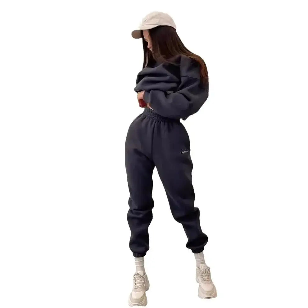 Women Hoodies and Pants Set Two Piece Sweatshirt Tracksuit